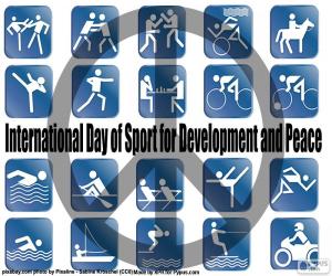 yapboz Sporun geliştirilmesi ve barış uluslararası günü
